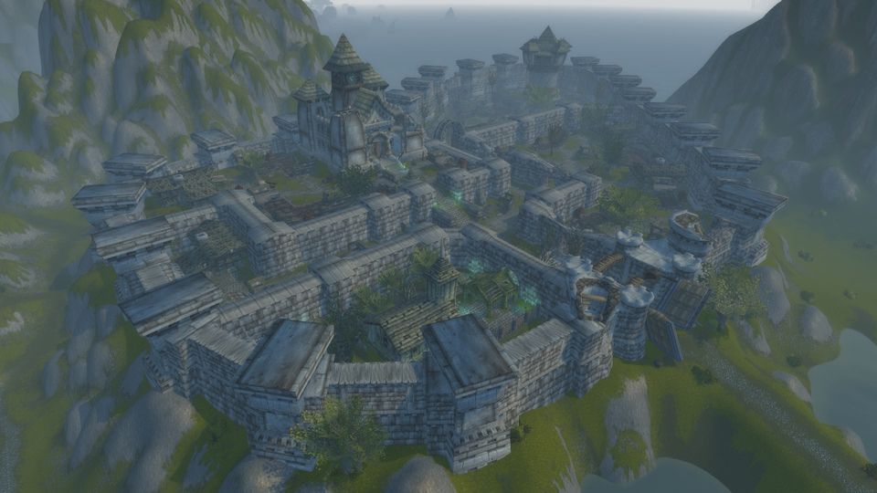 The ruins of Stromgarde Keep