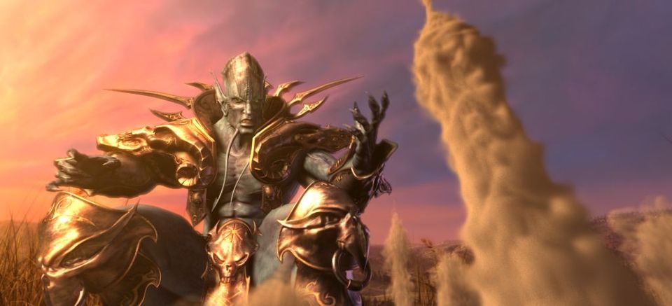 Archimonde arrives at Dalaran, from Warcraft III