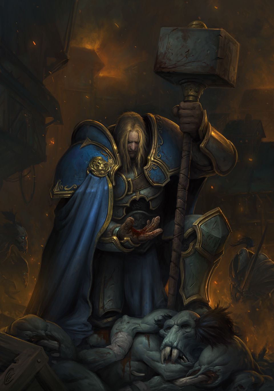 Prince Arthas in Stratholme, from World of Warcraft: Chronicle
