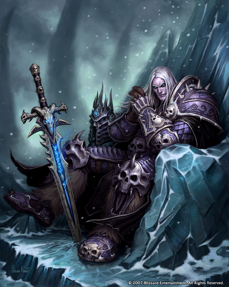Arthas as the Lich King, by Glenn Rane