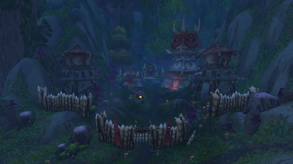 Splintertree Post, the Horde base in eastern Ashenvale