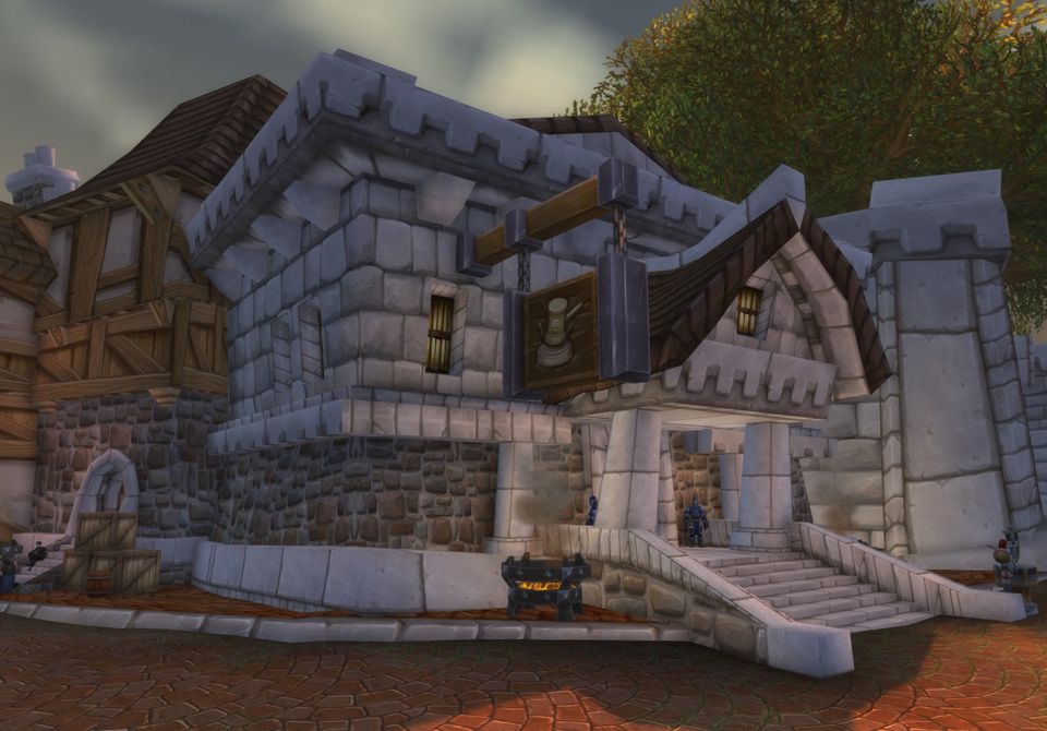 The auction house in Stormwind City
