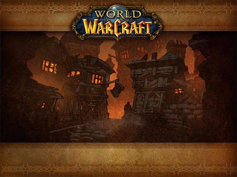 The Stratholme loading screen