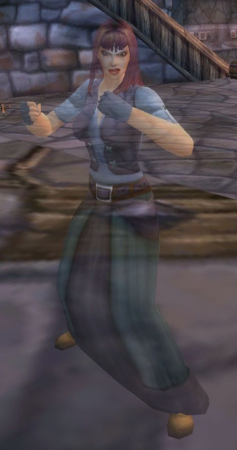 A Haunted Servitor, one of the ghosts of the baron's household