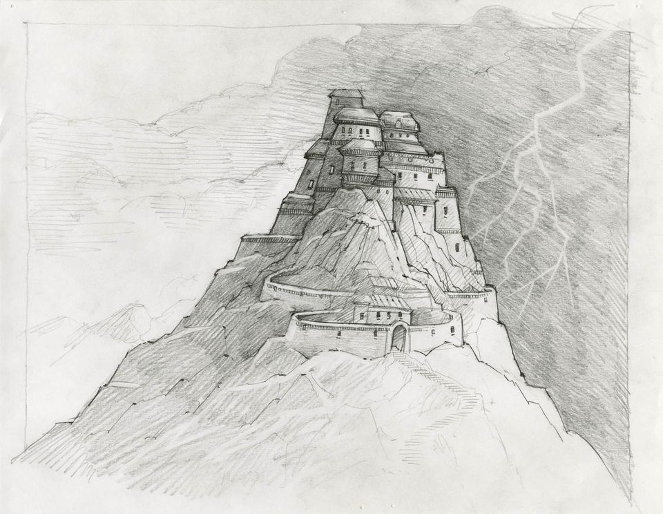 Bill Petras's concept painting of Ironforge