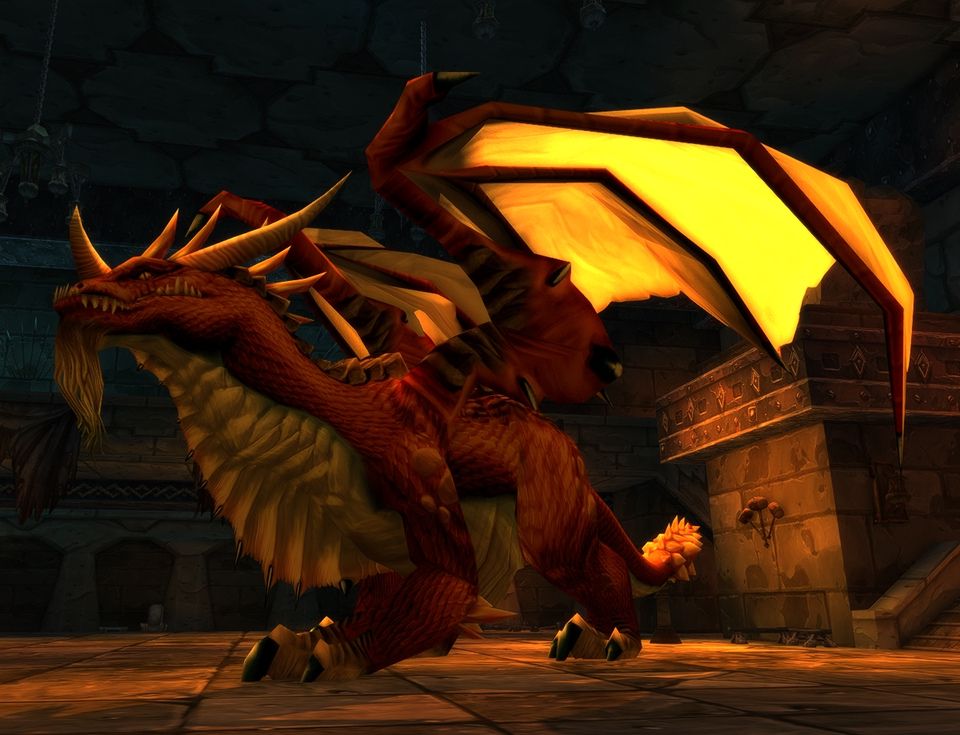 Vaelastrasz the Corrupt in his hall