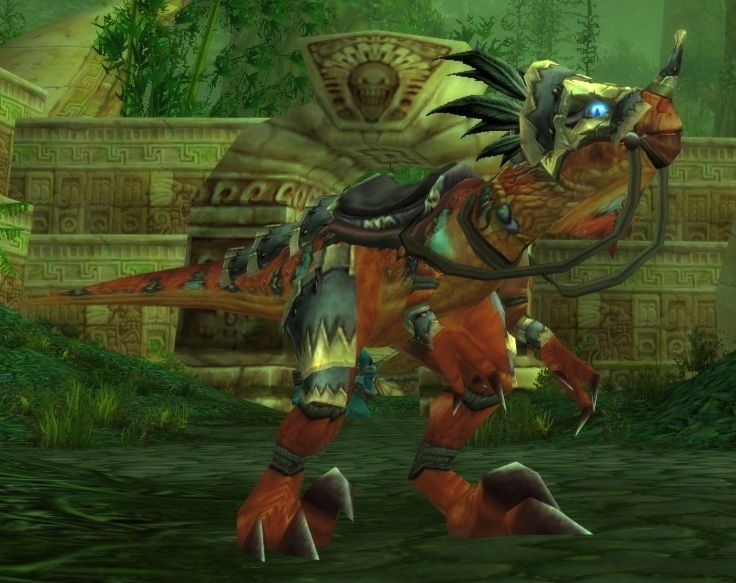 Ohgan, Mandokir's raptor, who fights beside him