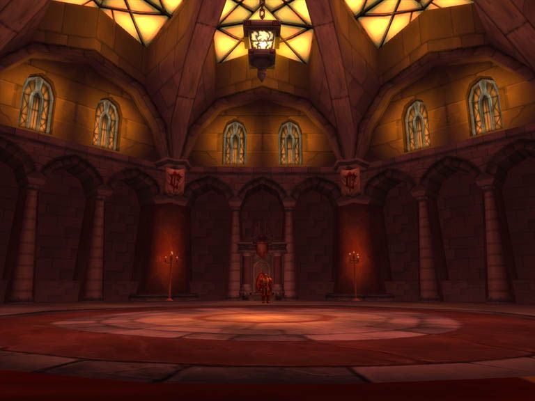 Inside the Scarlet Bastion, the Crusade's fortress in Stratholme