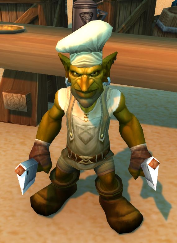 Dirge Quikcleave, the Gadgetzan chef who taught Artisan Cooking