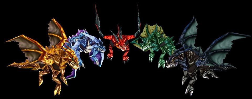 The dragonflights in Warcraft III art