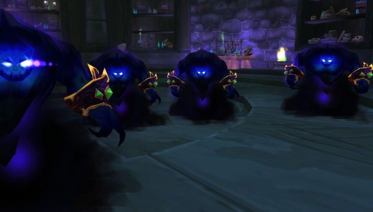 Arugal's Voidwalkers, which the archmage summons when Fenrus dies