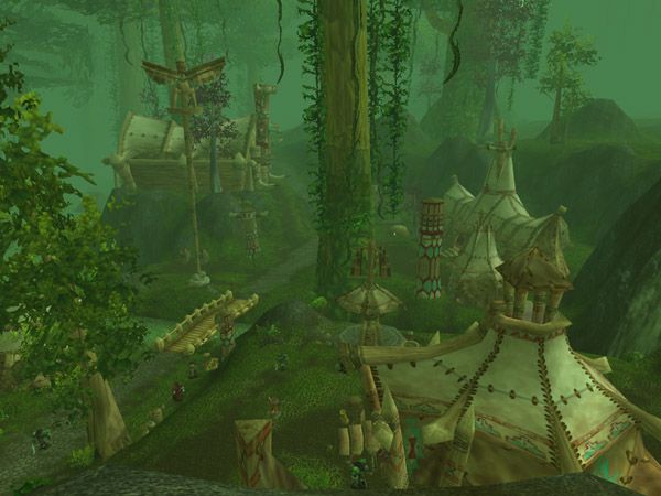 Camp Mojache, the Horde base in eastern Feralas