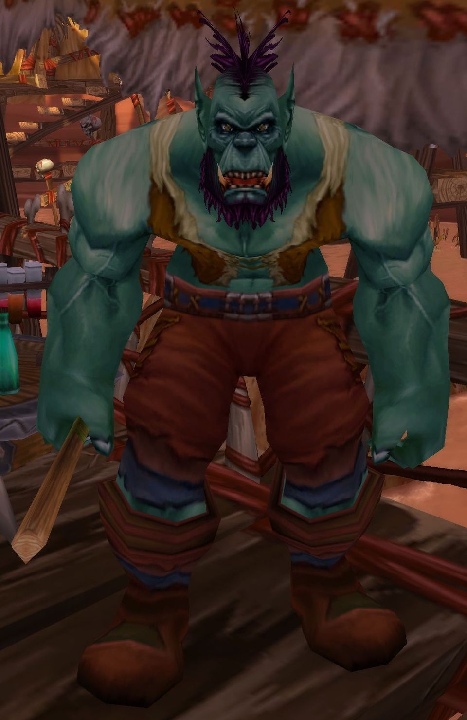 Arnok, the first aid trainer in Orgrimmar's Valley of Spirits