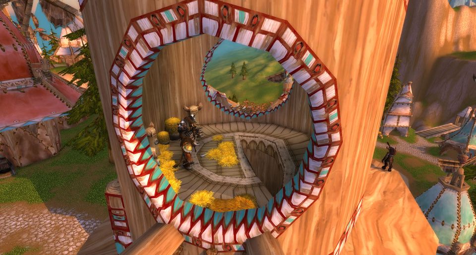 The wind rider roost on a mesa of Thunder Bluff