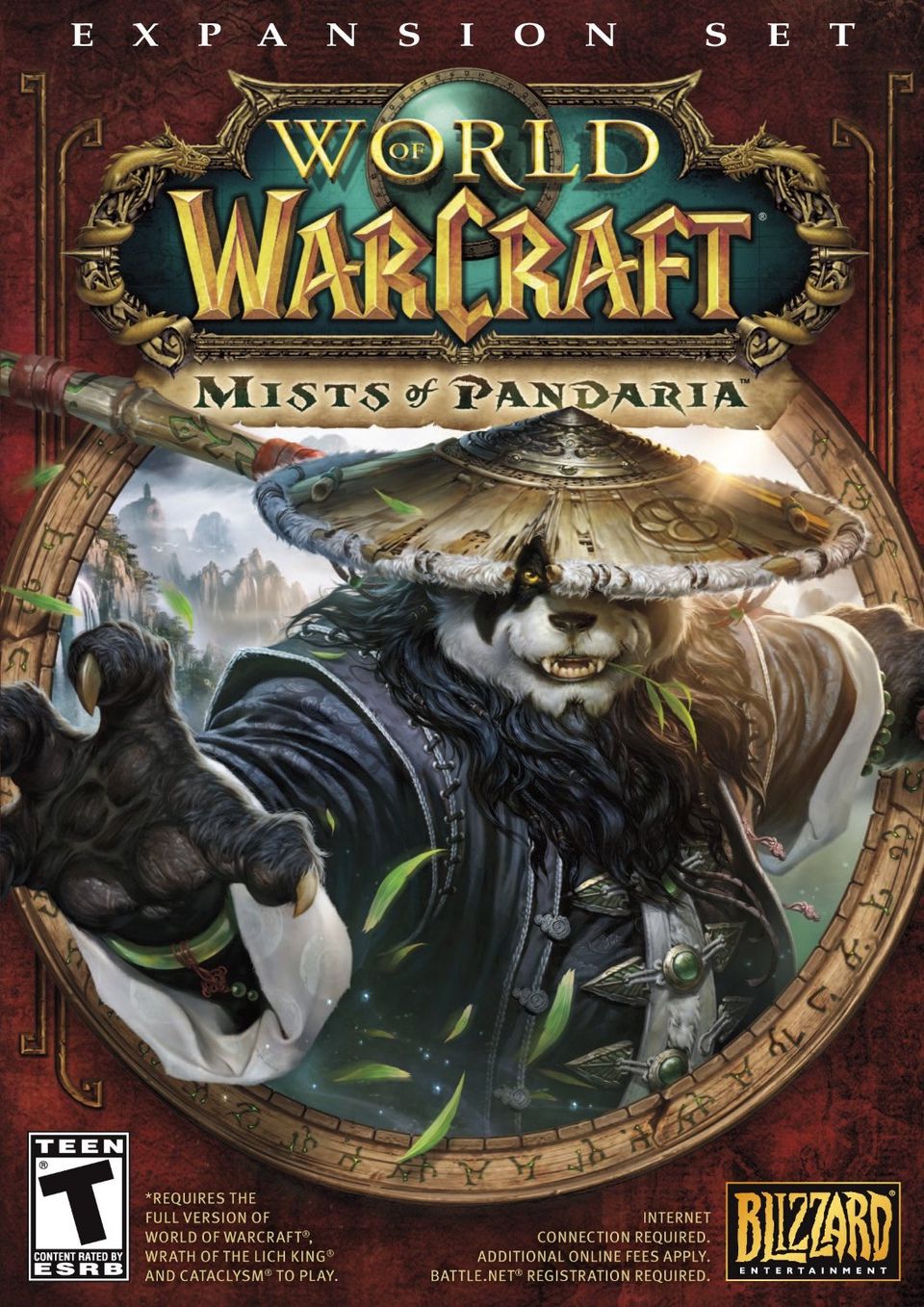 Box art for Mists of Pandaria, the last expansion Pearce executive produced