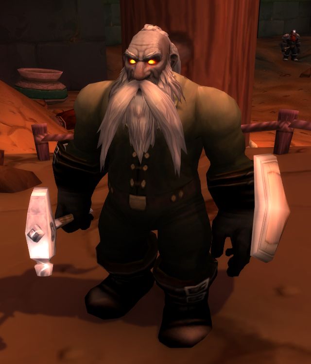 A Shadowforge archaeologist of the Dark Iron clan