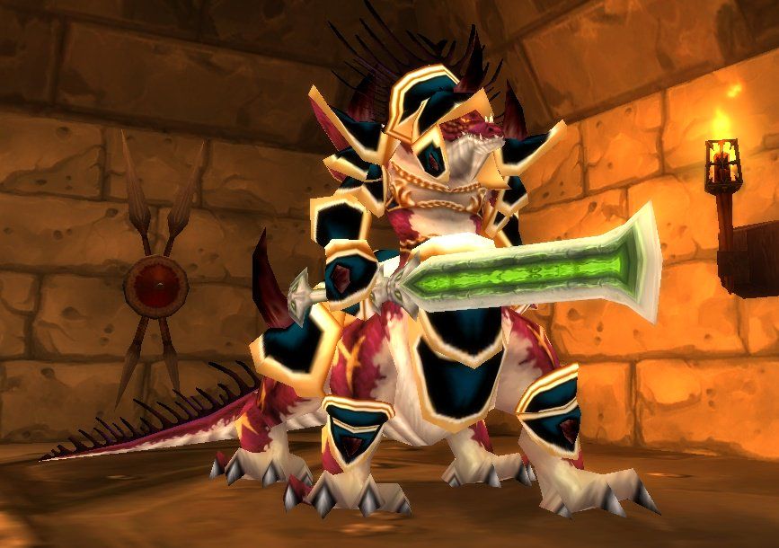 A Chromatic Elite Guard, one of his two bodyguards