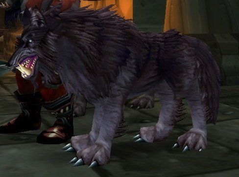 A Bloodaxe Worg, one of the wolves bred from his line