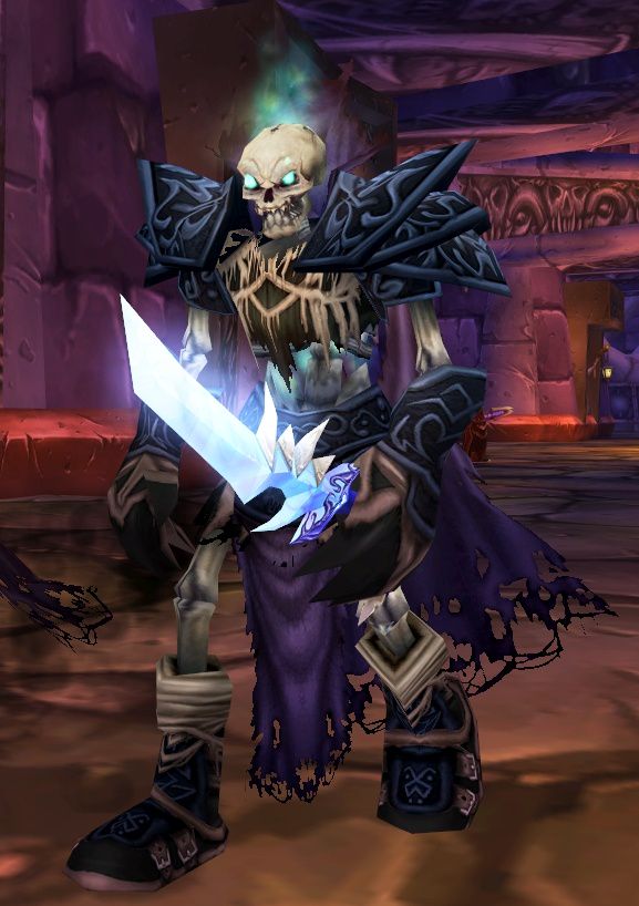 A Necro Knight, one of the death knights of the Military Quarter