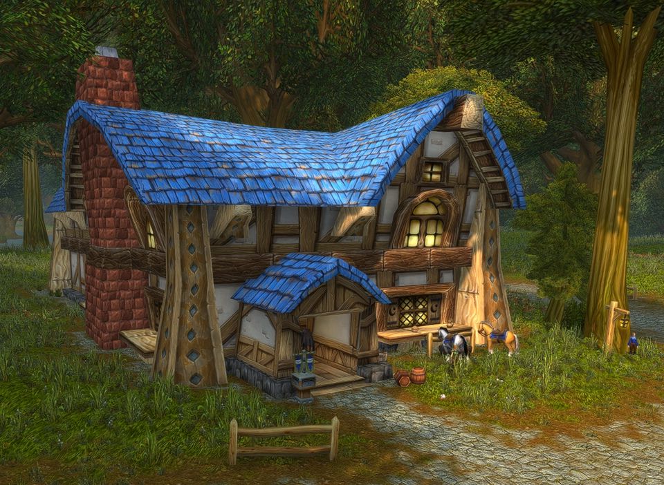 The Lion's Pride Inn in Goldshire, where many human characters set their first home