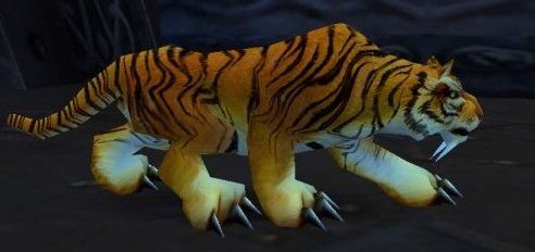 A Zulian Tiger, one of the cats that guard Thekal's temple