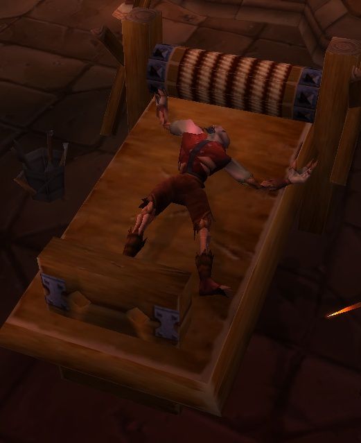 Vorrel Sengutz on the torture table