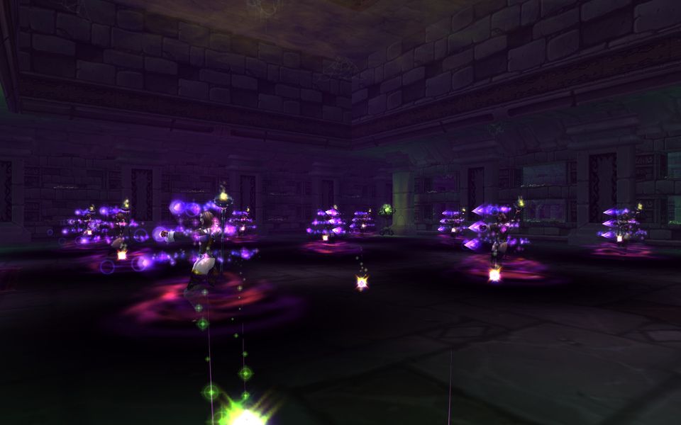 Jandice splitting into illusions, in the later version of the fight
