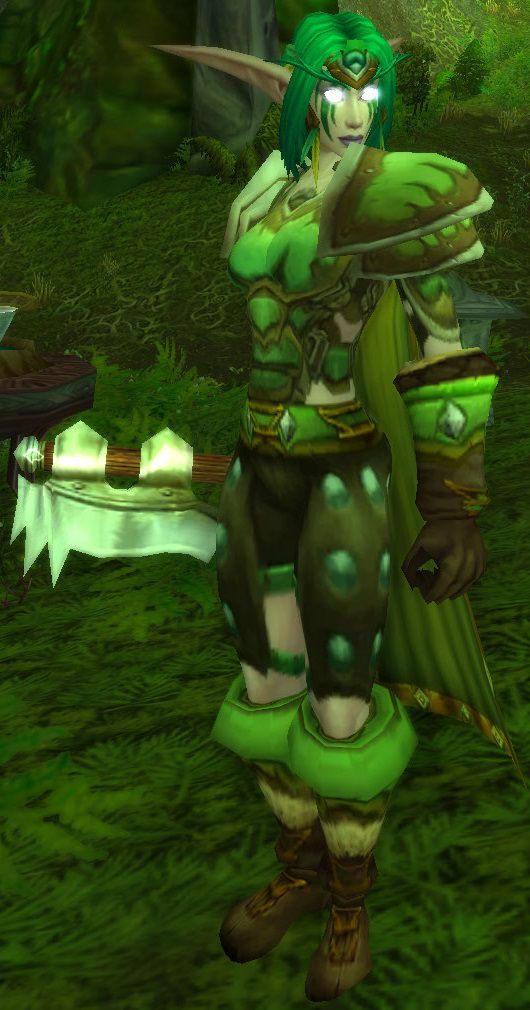 Caryssia Moonhunter, the Alliance's Tribal trainer in Feralas
