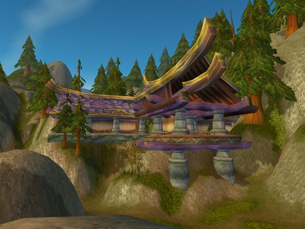 The Farstrider Lodge on the eastern shore