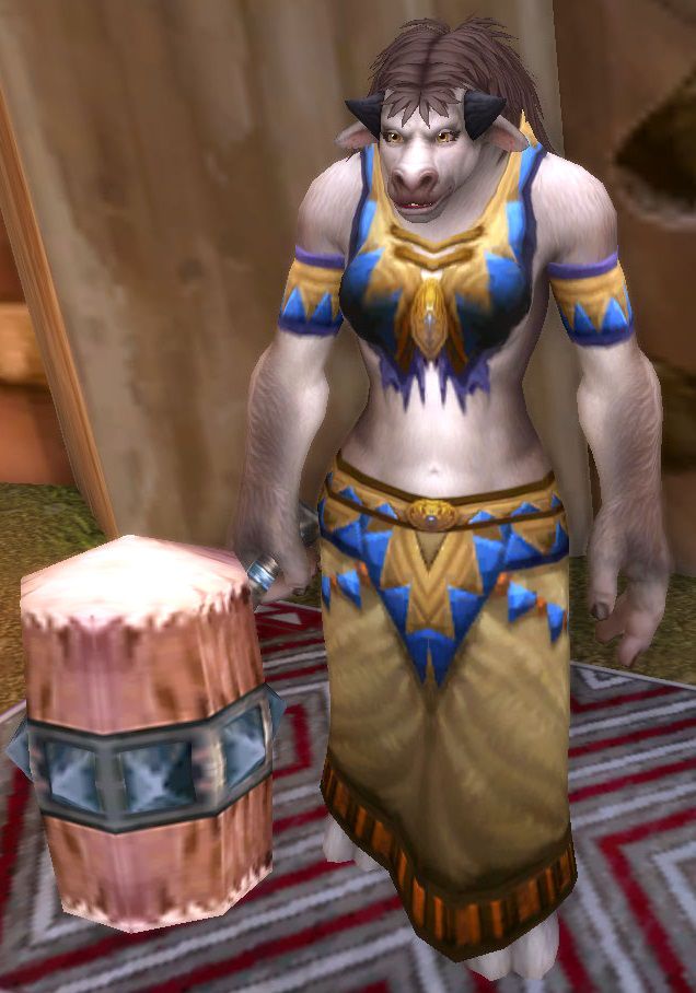 Nara Wildmane, who collects the Fanglords' gems in Thunder Bluff