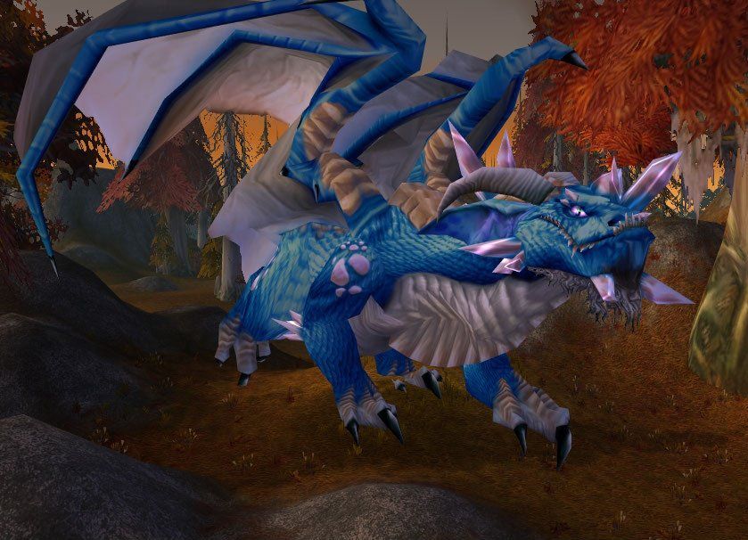 Azuregos, guardian of the blue dragonflight's treasures in Azshara