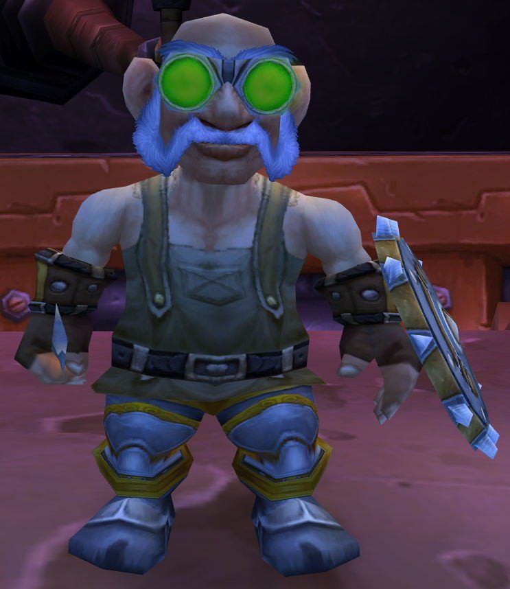 High Tinker Mekkatorque in his original model; he sends the Alliance after Thermaplugg