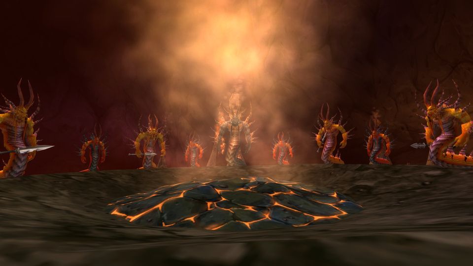 Majordomo Executus and his Flamewaker guards