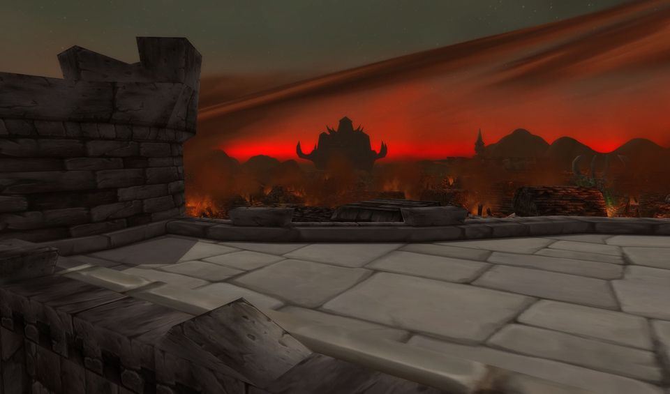 An unused copy of the necropolis behind an old raid portal in Stratholme