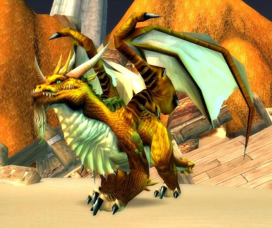 Anachronos, Nozdormu's son, at the Caverns of Time