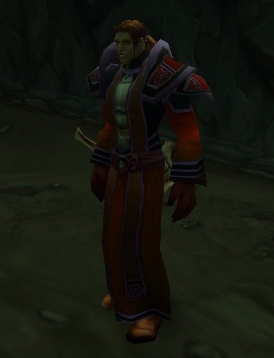 Belnistrasz, the red dragon in human form whom players defend