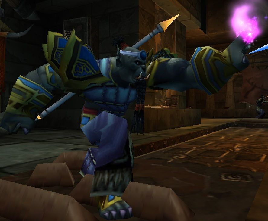 A Blackhand Incarcerator, one of the orcs who bind him