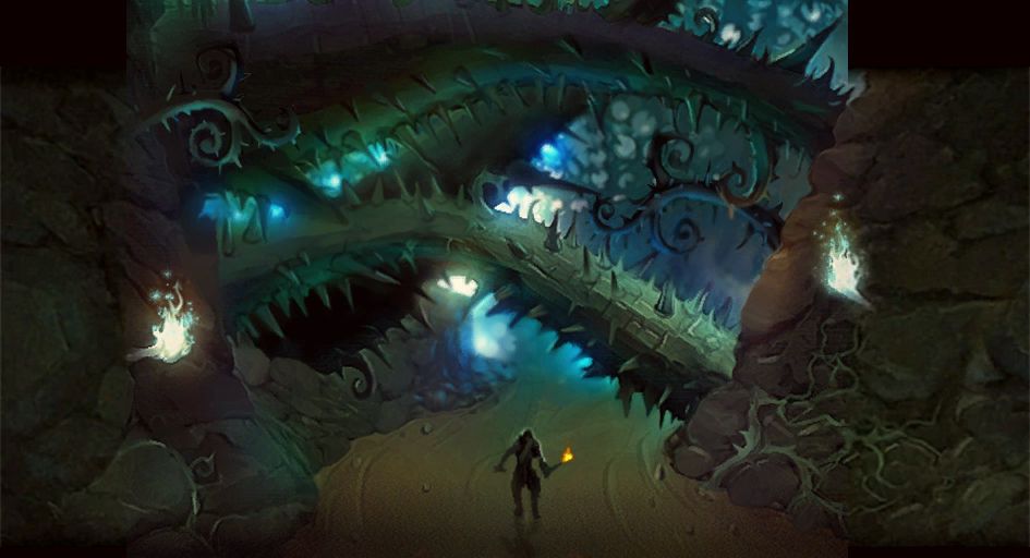Blizzard art of Razorfen Downs