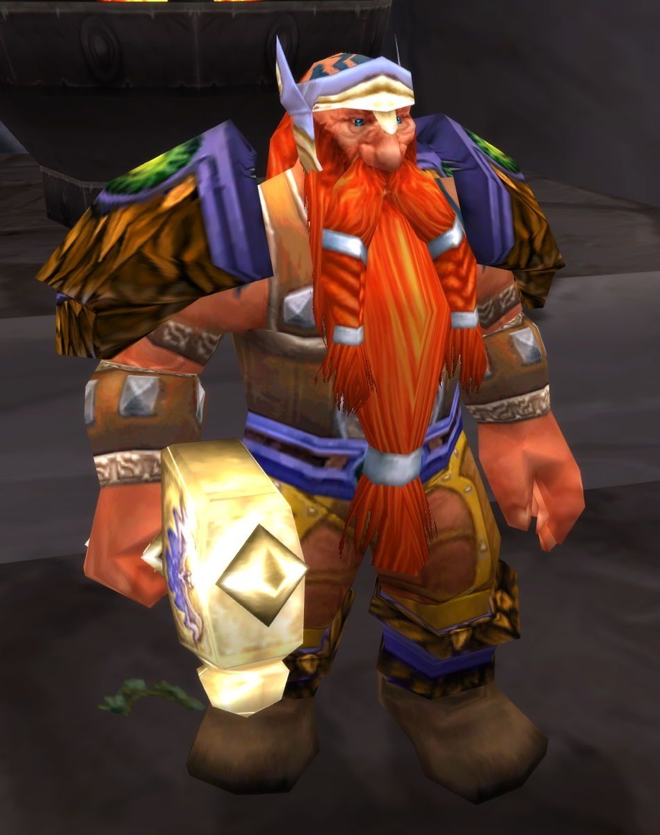 Falstad Wildhammer at Aerie Peak, as he looked from the original game through Wrath of the Lich King
