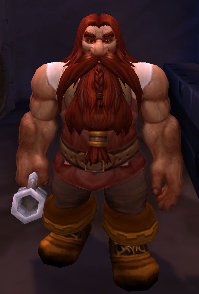 Innkeeper Firebrew at the Stonefire Tavern in Ironforge