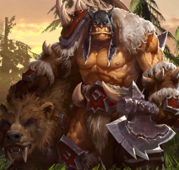 Rexxar and Misha in official art