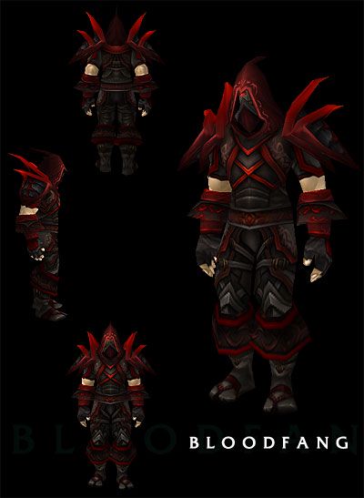 Bloodfang Armor, the Tier 2 rogue set