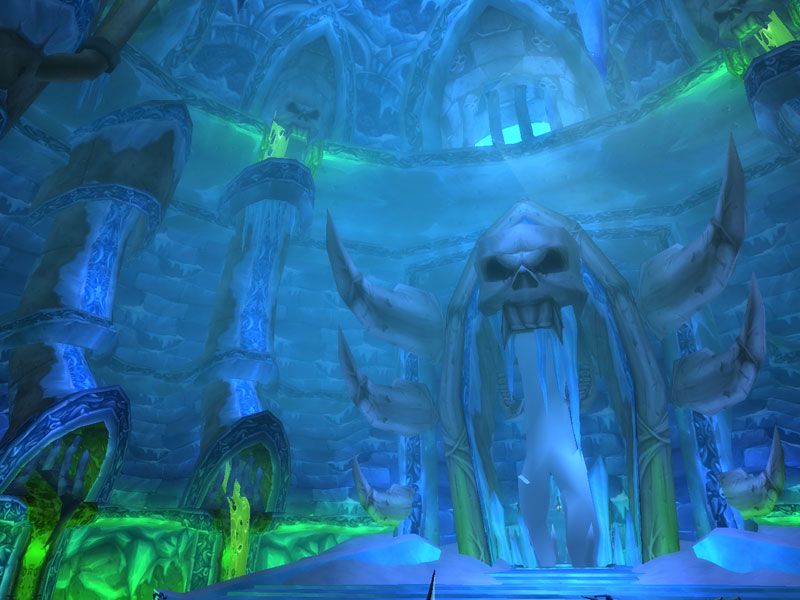 The icy interior of Naxxramas
