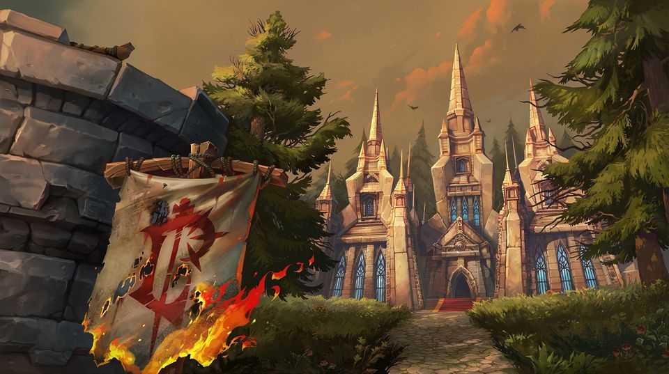 Loading screen art for the Scarlet Enclave, the Phase 8 raid