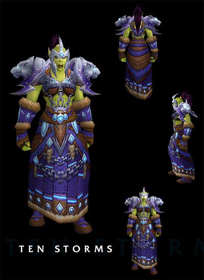The Ten Storms, the Tier 2 shaman set