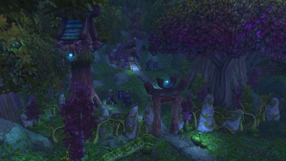 Silverwing Grove in Ashenvale, where the Sentinels hand out their rewards