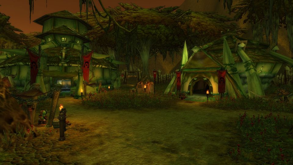 Stonard, the Horde town in the swamp