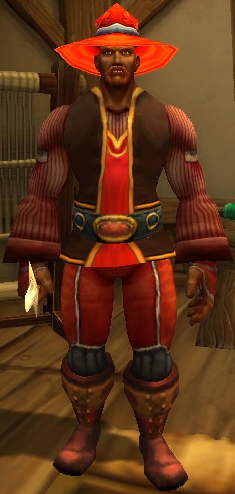 Timothy Worthington, the Alliance's master tailor on Theramore Isle