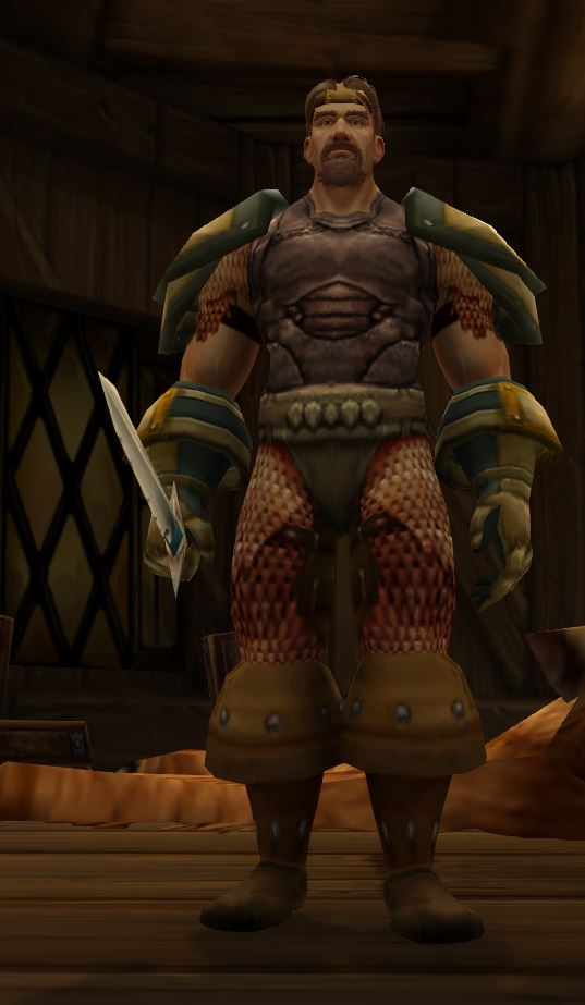 Ander Germaine, a warrior trainer in Stormwind, one of the trainers who can reset a warrior's talents