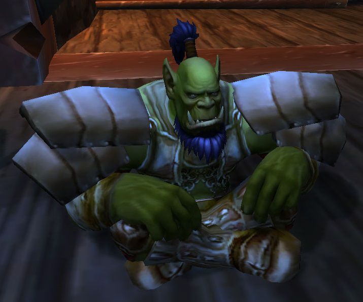 Grezz Ragefist, the warrior trainer in Orgrimmar